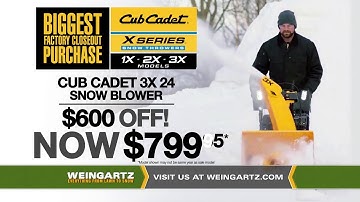 CUB CADET FACTORY CLOSEOUT