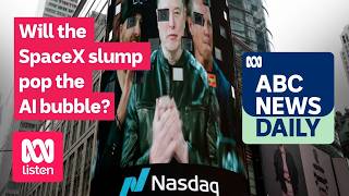 Will the SpaceX slump pop the AI bubble | ABC News Daily podcast