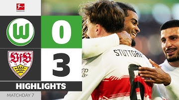Stuttgart With Dominant Win | VFL WOLFSBURG - VFB STUTTGART | Highlights | MD 7 – Bundesliga 2025/26