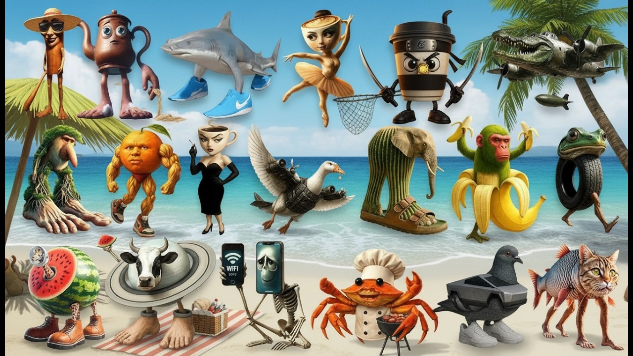 ITALIAN BRAINROT: Tung Tung Tung Sahur, Tralalero Tralala, Bombardino, Ballerina, Cocofanto, Mateo