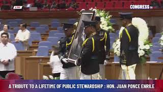 A TRIBUTE TO A LIFETIME OF PUBLIC STEWARDSHIP : HON. JUAN PONCE ENRILE