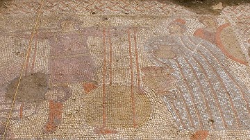 Extraordinary Roman mosaic & villa discovered beneath farmer