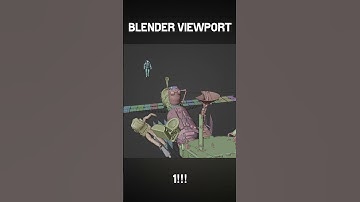 Space Astronaut Scene Viewport vs Final Render #blender