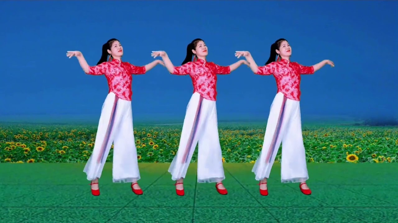 动感时尚广场舞《上春山》完整版，简单32步，活泼欢快太喜欢啦