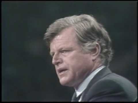 Senator Kennedy at the 1980 Democratic National Co...