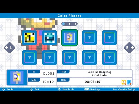 Picross S Genesis u0026 Master System Edition Gameplay | Nintendo Switch - Retro puzzles