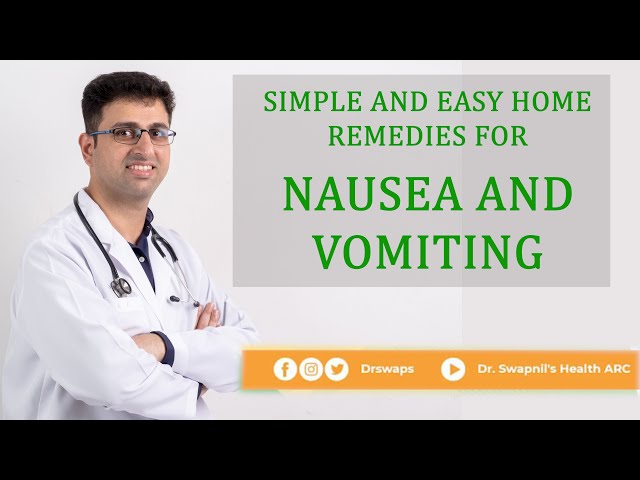 Simple and Easy Home Remedies for Nausea and Vomiting ! 