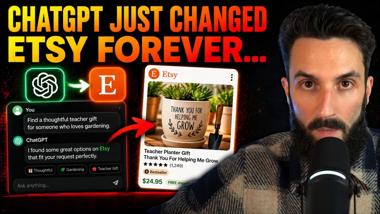 ChatGPT (not Claude code) just changed Etsy forever - YouTube