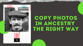 The right way to copy photos from Ancestry trees