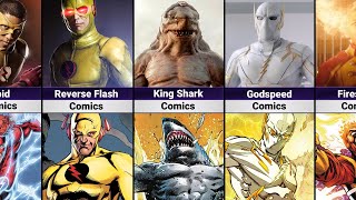 The Flash Series Vs Comics Comparison