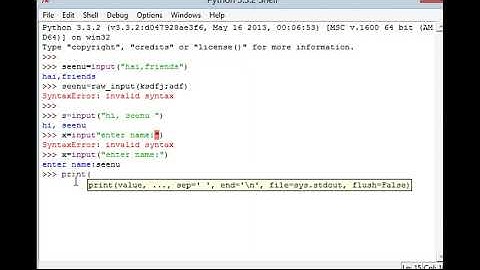 8. python - Raw Input