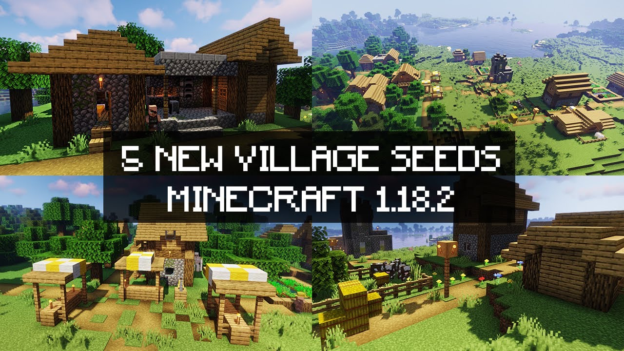 TOP 5 NEW VILLAGE SEED MINECRAFT 1.18.2 - YouTube
