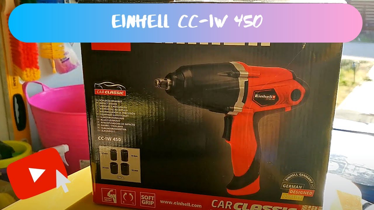 Testing the Einhell CC-IW impact A1 driver the 3 sockets 450 YouTube PSS - and impact Parkside