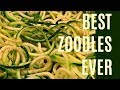 THE BEST WAY TO COOK ZUCCHINI NOODLES - HOW TO COOK ZOODLES (good recipe for