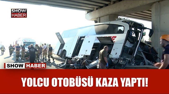 Ankara'da yolcu otobüsü kaza yaptı!