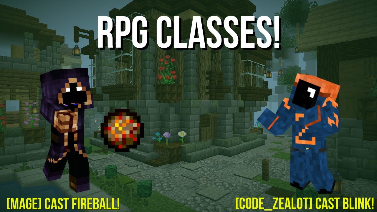 Minecraft Rpg Classes Datapack Download Be A Mage And Shoot Fireballs 1 16 Wow In Minecraft Youtube