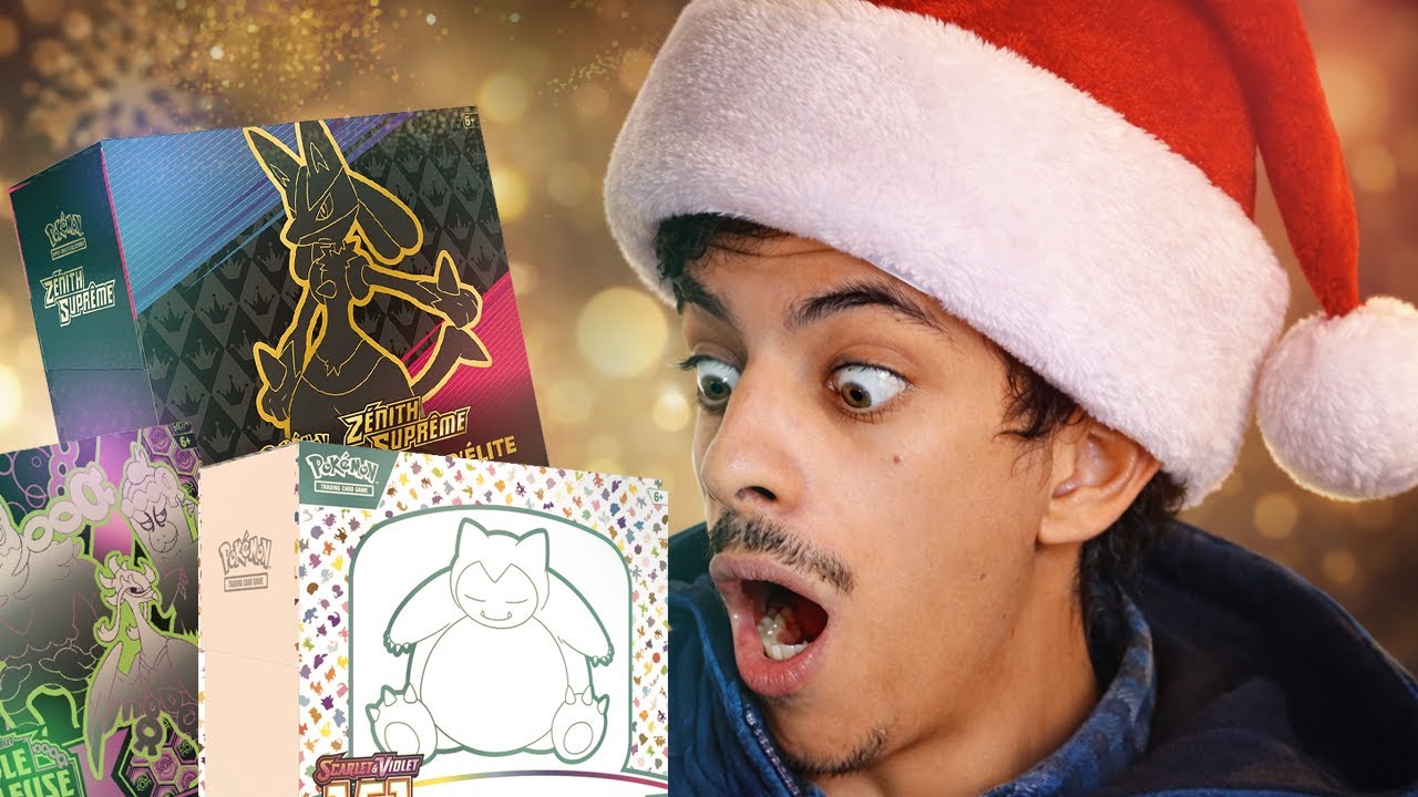 Giga ouverture Pokémon de Noël (Zénith Suprême, 151, Déstinées de Paldéa, ...)