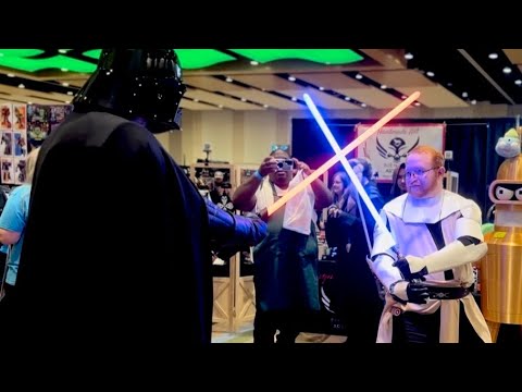 Darth Vader Finds Obi-Wan At Fanboy Expo 2025!🔥