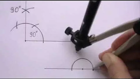 Constructing an Angle of 90 degrees