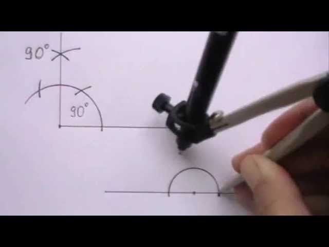 how to make a nice 90 degree angle