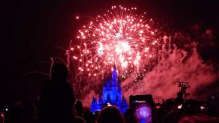 Wishes Magic Kingdom FIREWORKS August 2015 - Full show