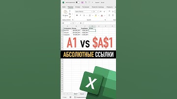 Абсолютные ссылки в Excel за полторы минуты