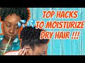 How To Moisturize Natural Hair| Dry Natural Hair| Moisture Retention| Gardened Coils
