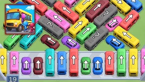 Car Jam Level 21 Game Walkthrough || Bus Out - Bus Jam Puzzle Game