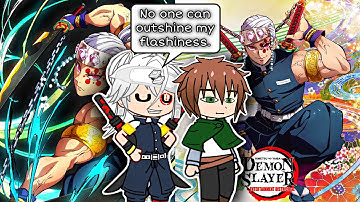 Fandoms React to Each Other Tengen Uzui || Demon Slayer || 2/8 || GojoReacts