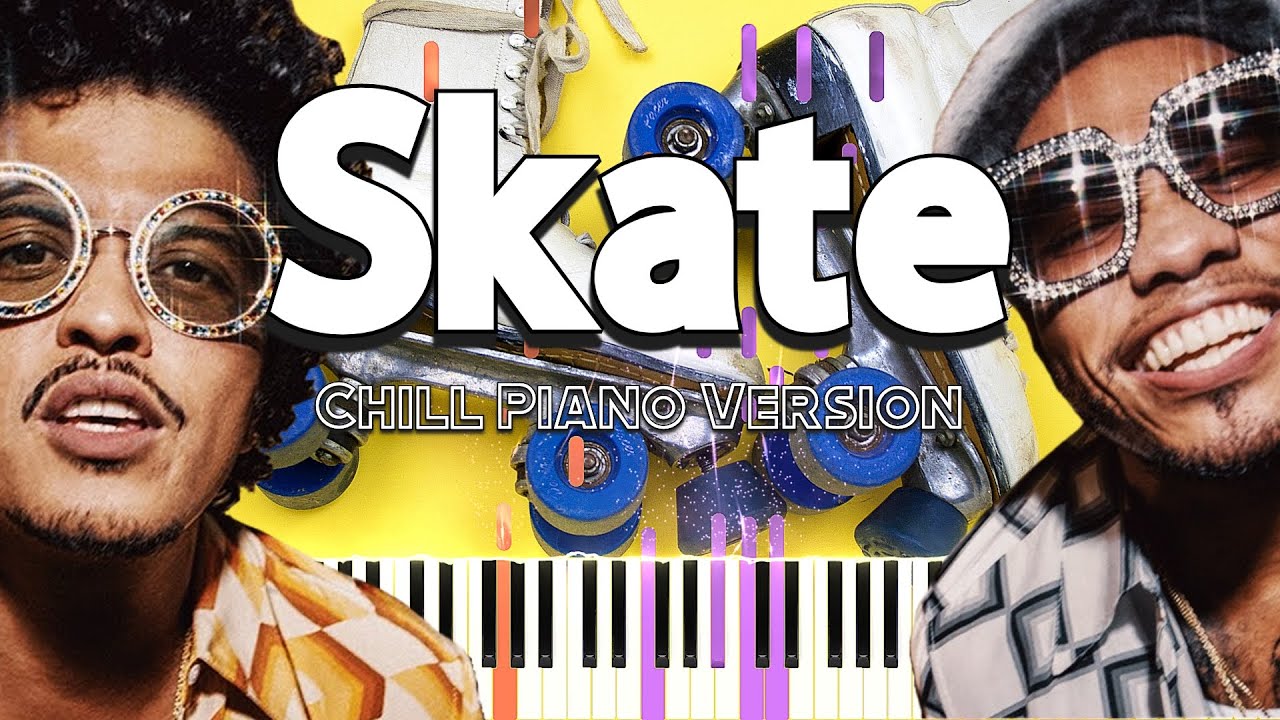 Silk Sonic - Skate - Piano Tutorial (Piano Cover + Sheets) [Bruno Mars + Anderson.Paak]