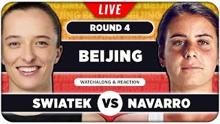 SWIATEK vs NAVARRO • WTA Beijing 2025 • LIVE Tennis Watchalong