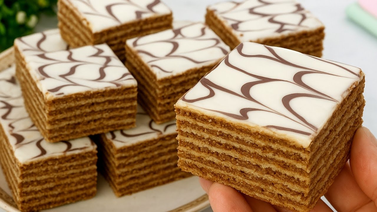 أحلي من البسكوت وأخف من النايتي بدون زبدة ولاسمنه❗️حلوة العشردقايق هتنبهري بجمالها بمكونات في البيت