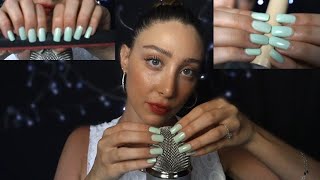 Long Nails Tapping With Mouthsounds Asmr