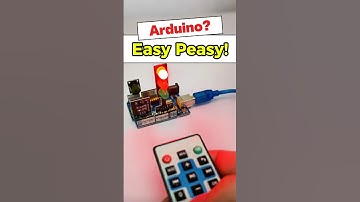 How to use IR remote to control LED | Arduino for beginners #arduinoproject #shorts