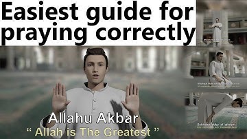 How to pray - EASIEST Way To Learn How To Perform Salah (Fajr, Dhuhr, Asr, Maghreb, Isha)