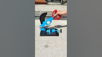 The angle grinder turns into a cutting machine stand in seconds! #anglegrinderholder #cuttingmachine