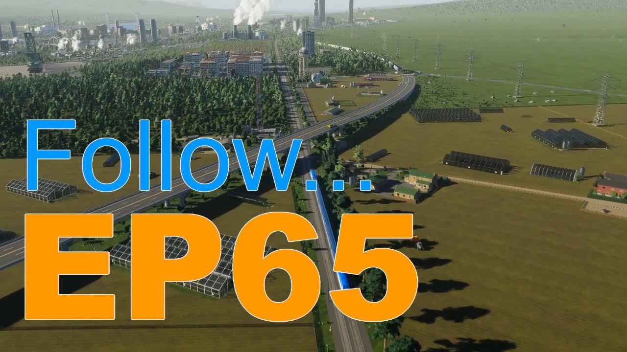 Cities: Skylines II │ Follow... EP65 │ Train from a bird's eye view