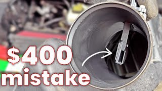 don't replace the MAF sensor until you see this