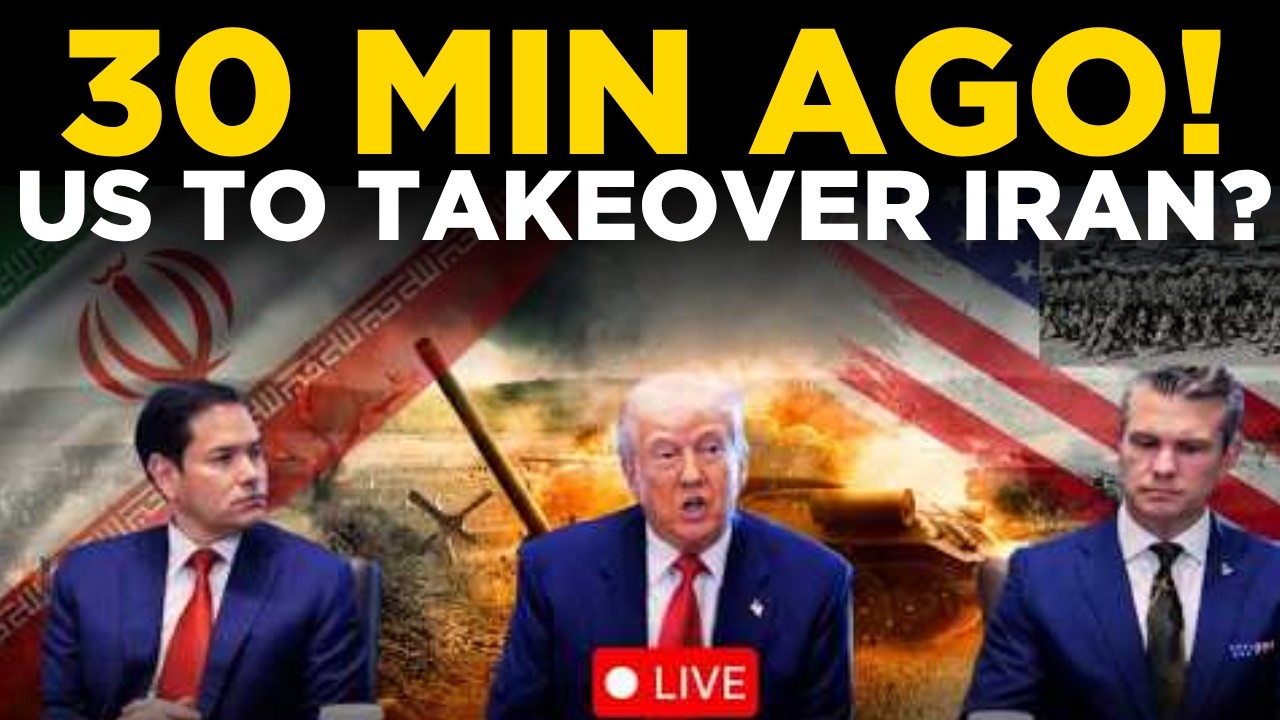 Breaking News LIVE | US TAKEOVER OF IRAN? Trump’s Latest Statement LIVE