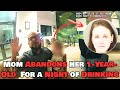 Mom Abandons Her 1 Year Old and 7 Year Old For a Night of Drinking (Police BodyCam Footage)