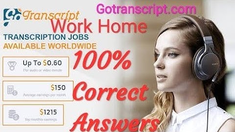 gotranscript.com quiz answers