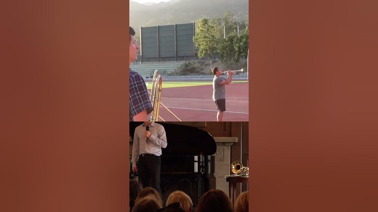 guess who wins this trombone race in 3 seconds