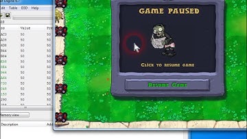 How to get unlimited suns in Plants Vs Zombies using cheat engine