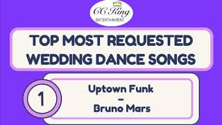 Top Most Requested Wedding Dance Songs - That Pack The Dance Floor - CC King Entertainment