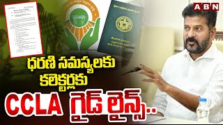 ధరణి సమస్యల పై  కలెక్టర్లకు CCLA  గైడ్ లైన్స్..| Review On Dharani Portal | ABN Telugu