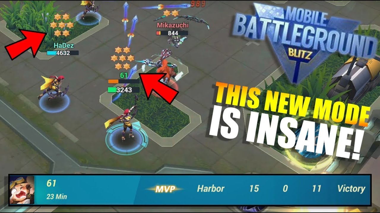 NEW Mobile Battleground Blitz Game Mode BOUNTY WAR! | Harbor Map | Full Sniper Team