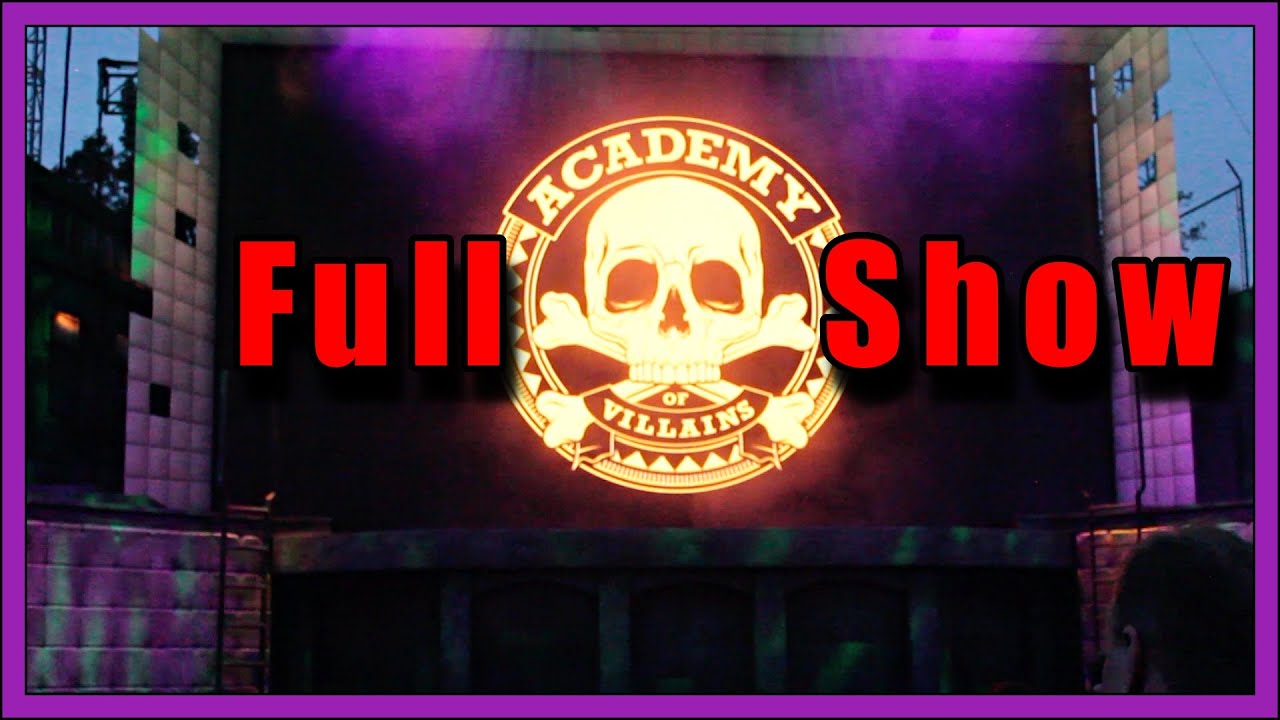 Halloween Horror Nights 26 Academy of Villains Full Show Universal