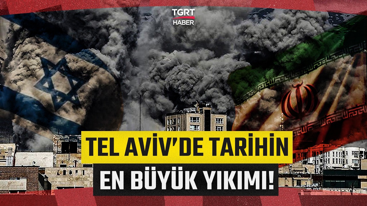 Tel Aviv'de Tarihin En Büyük Yıkımı! Savaşın 8. Gününde Tahran Harabeye Döndü - TGRT Haber
