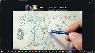 Dibujando a LARGUIRUCHO paso a paso con Guflo 2da parte