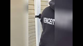 Vinyl Fence Gate Security